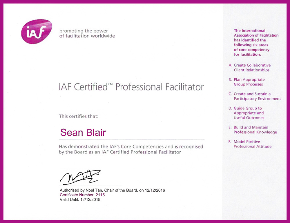 On becoming a Certified™ Professional Facilitator (CPF) ProMeet Blog